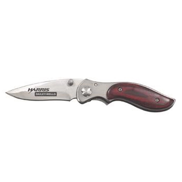 Stainless color option for Cedar Creek® Bruin Pocket Knife