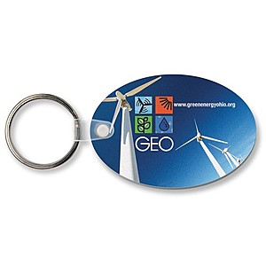 Photo of Key Tag   Oval   Full Color
