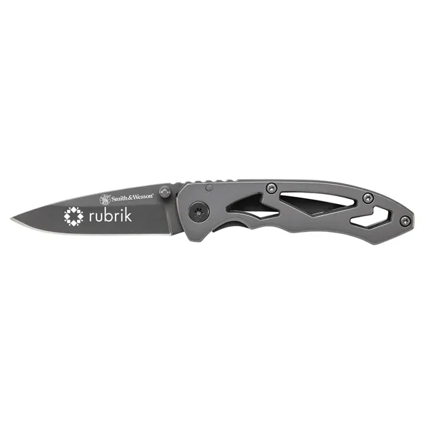 Gray color option for Smith & Wesson® Point Folding Knife