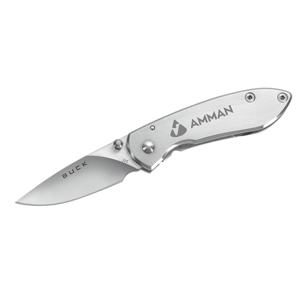 Stainless Steel color option for Buck® Colleague™ Lockback Knife