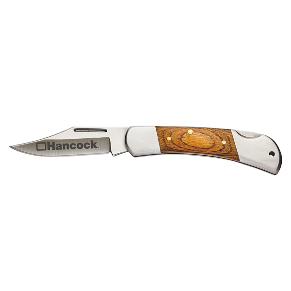 Mahogany color option for Cedar Creek® Little Grizzly Pocket Knife