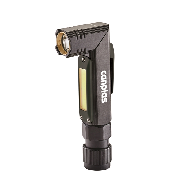Black color option for Swivel Usb Flashlight