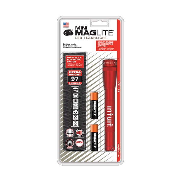 Red color option for Maglite® Led Holster Combo Pack