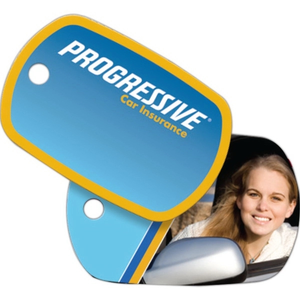 Photo of Key Tag   Standard Oval   Poly Laminate   Full Color