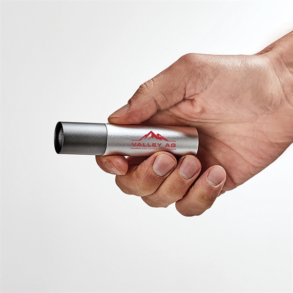Silver color option for Cedar Creek® Flare Rechargeable Flashlight