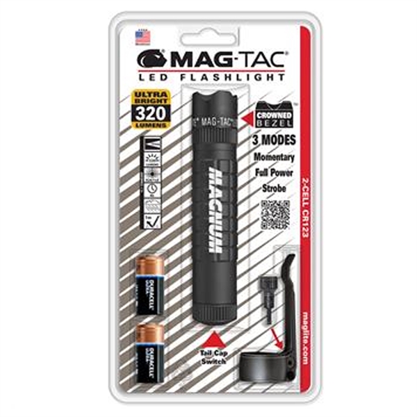 Black color option for Maglite® Mag Tac® Led Flashlight   Bezel Edge
