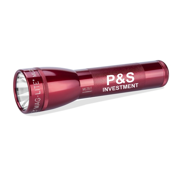 Red color option for Maglite® Ml25 2 C Cell Flashlight