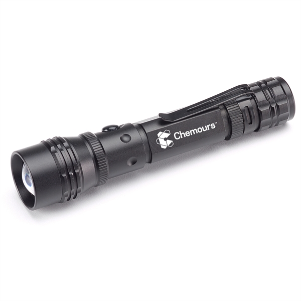 Black color option for Rechargeable Multifunction Tactical Flashlight
