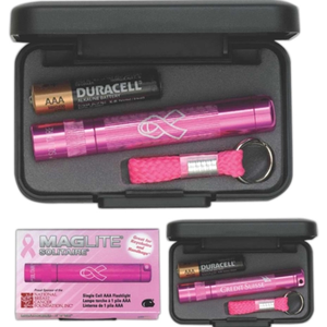Photo of Breast Cancer Awareness Maglite® Solitaire