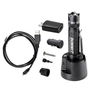 Photo of Maglite Magtac Led Rechargeable Flashlight System Crowned Bezel