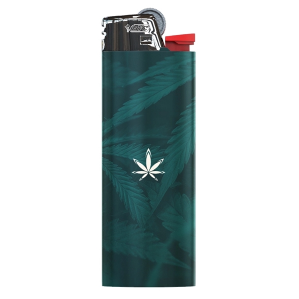 Green color option for Custom Wrapped Bic Lighters