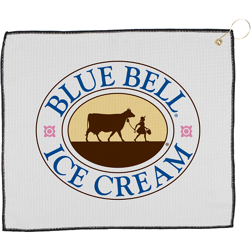 White color option for 15" X 18" Waffle Golf Towel W/ Grommet And Hook