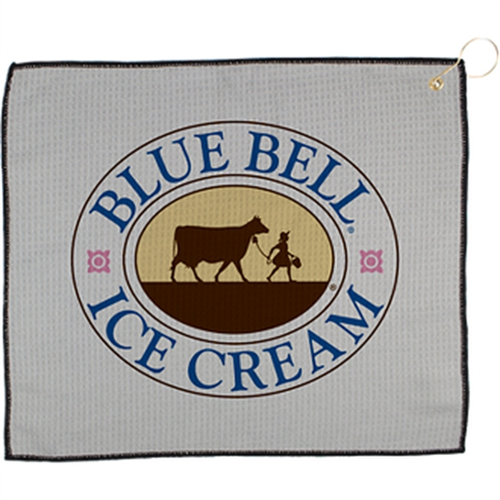 Main photo of 15" X 18" Waffle Golf Towel W/ Grommet And Hook