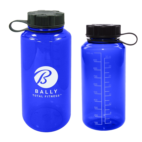 Translucent Blue (Pms 072) color option for 32 Oz Sport Bottle
