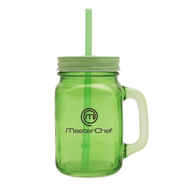 Green color option for 15 Oz Mason Jars