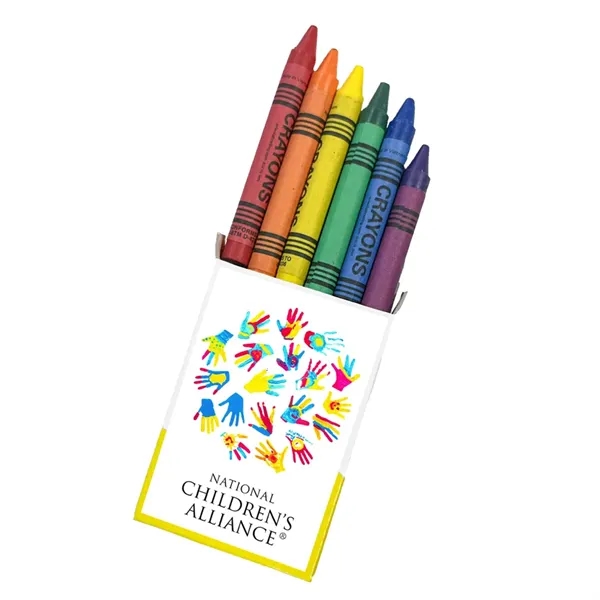 Lifestyle 1 color option for 6 Pk Crayons