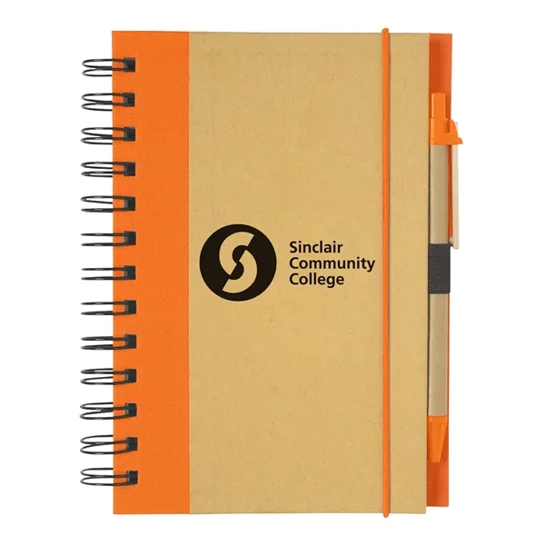 Kraft-Orange color option for Notebook & Pen Set