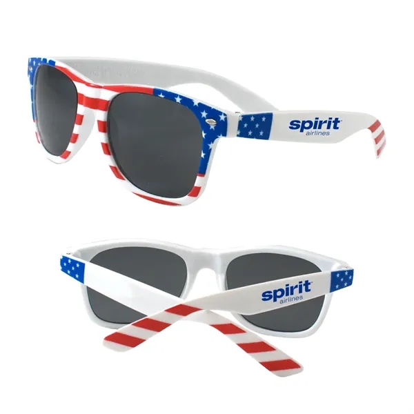 Flag color option for Patriotic Sunglasses