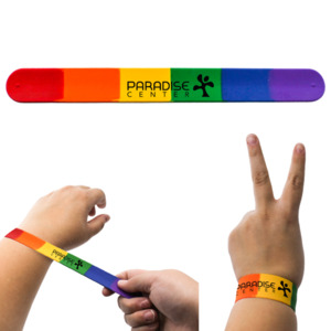 Photo of Rainbow Slap Bracelet