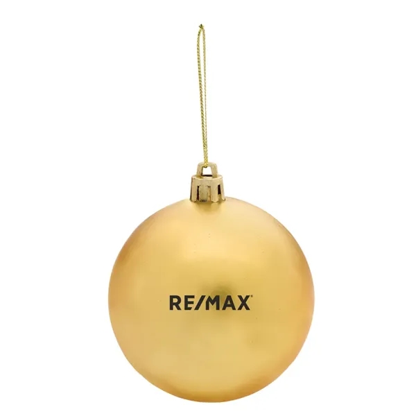 Gold Metallic color option for Round Ornament