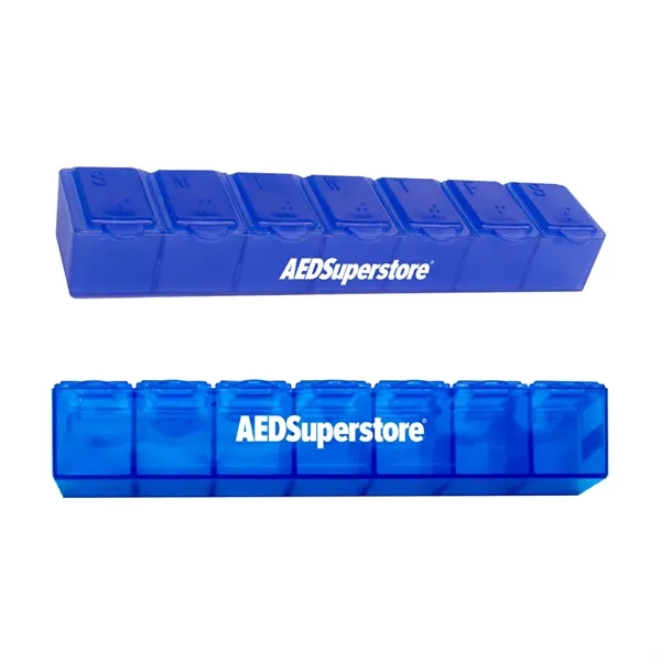 Blue Royal color option for 7 Day Pill Box