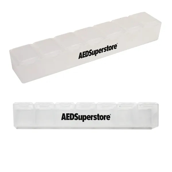 Clear color option for 7 Day Pill Box