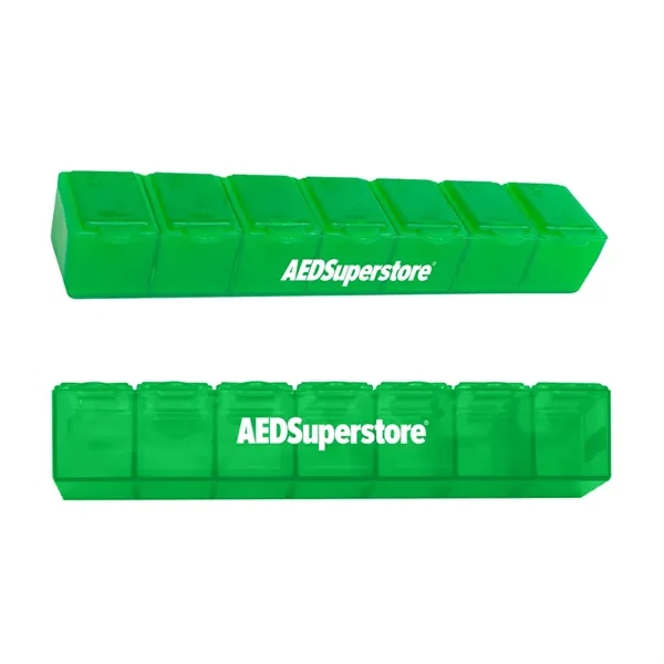 Green Kelly color option for 7 Day Pill Box