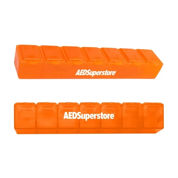 Orange color option for 7 Day Pill Box