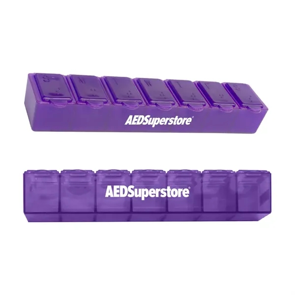 Purple color option for 7 Day Pill Box