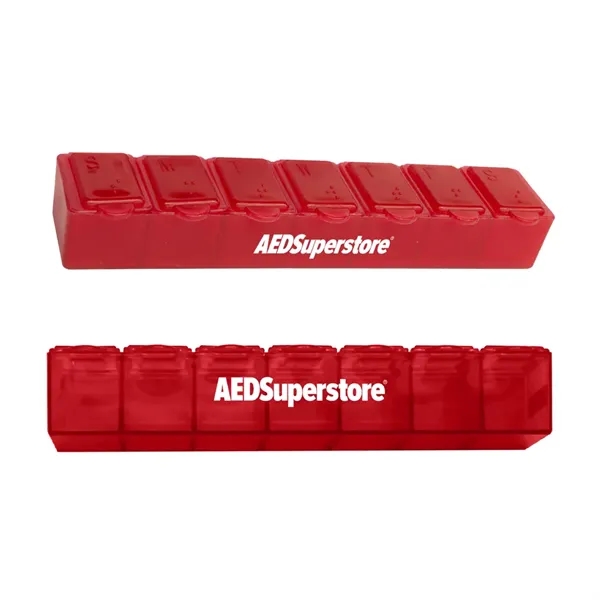 Red color option for 7 Day Pill Box