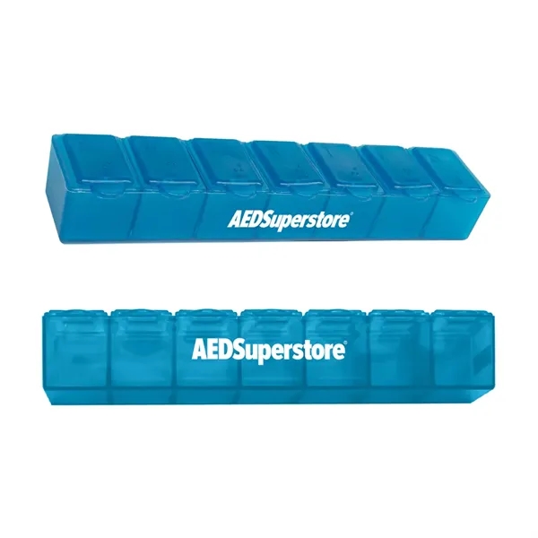 Teal color option for 7 Day Pill Box