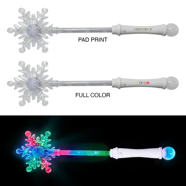 White color option for Led Snowflake Wand