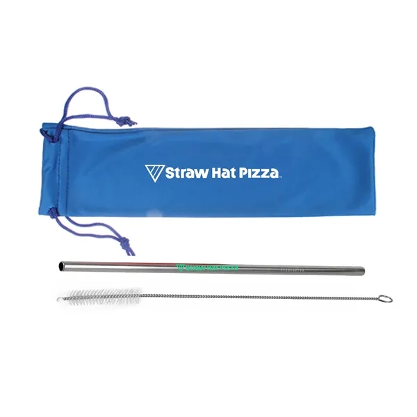 Pouch - Blue color option for 3 Pc Straw Kit