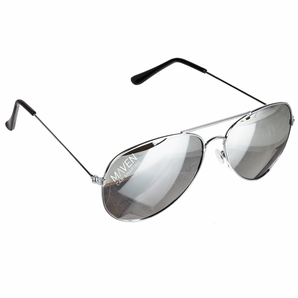 Silver color option for Aviator Sunglasses
