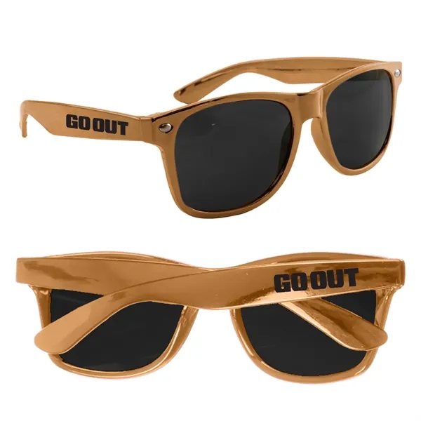 Gold Metallic color option for Metallic Sunglasses