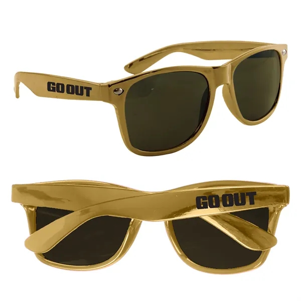 Gold color option for Metallic Sunglasses