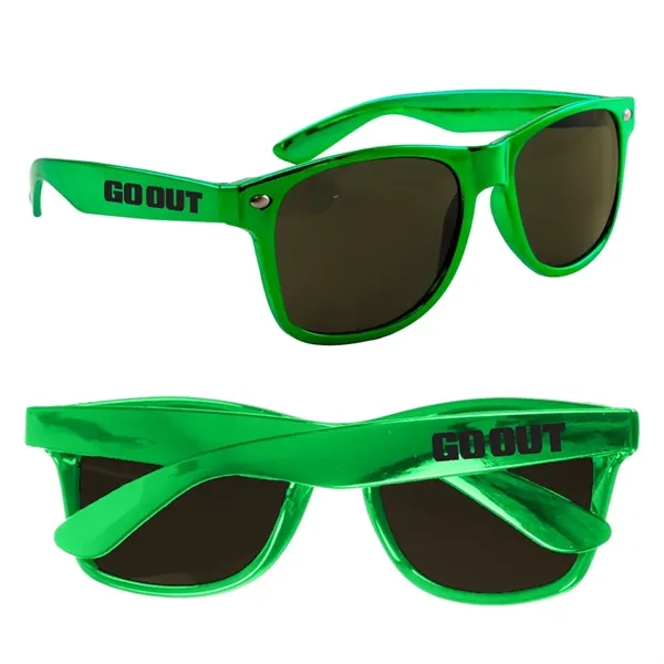 Green Kelly color option for Metallic Sunglasses