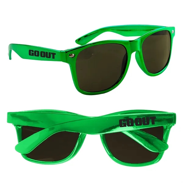 Green color option for Metallic Sunglasses