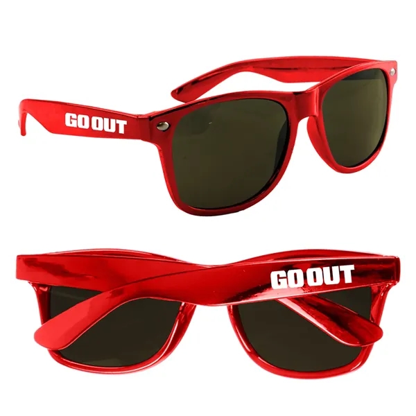 Red color option for Metallic Sunglasses