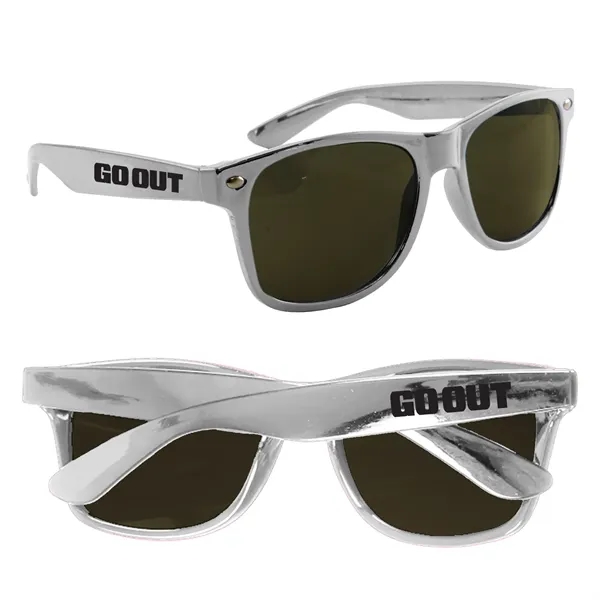 Silver color option for Metallic Sunglasses