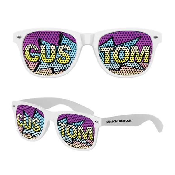 White color option for Full Color Sunglasses