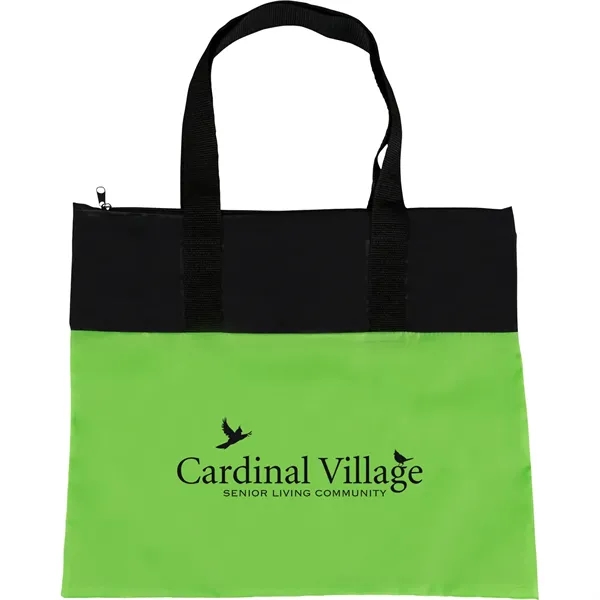 Green-Black color option for Caliente Tote Bag