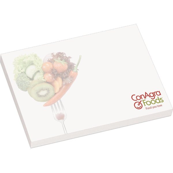 White color option for 4" X 3" Adhesive Notepad   50 Sheet