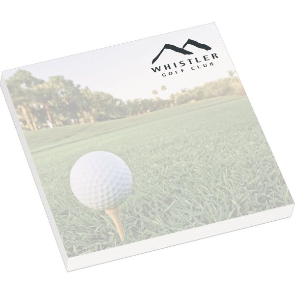 White color option for 3" X 3" Adhesive Notepad   50 Sheet