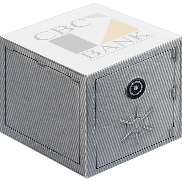 White color option for 3" X 3" Adhesive Notepad   Full Cube (Sheet And Side Imprint)