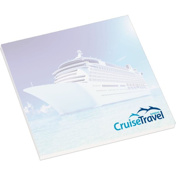 White color option for 3" X 3" Adhesive Notepad   25 Sheet