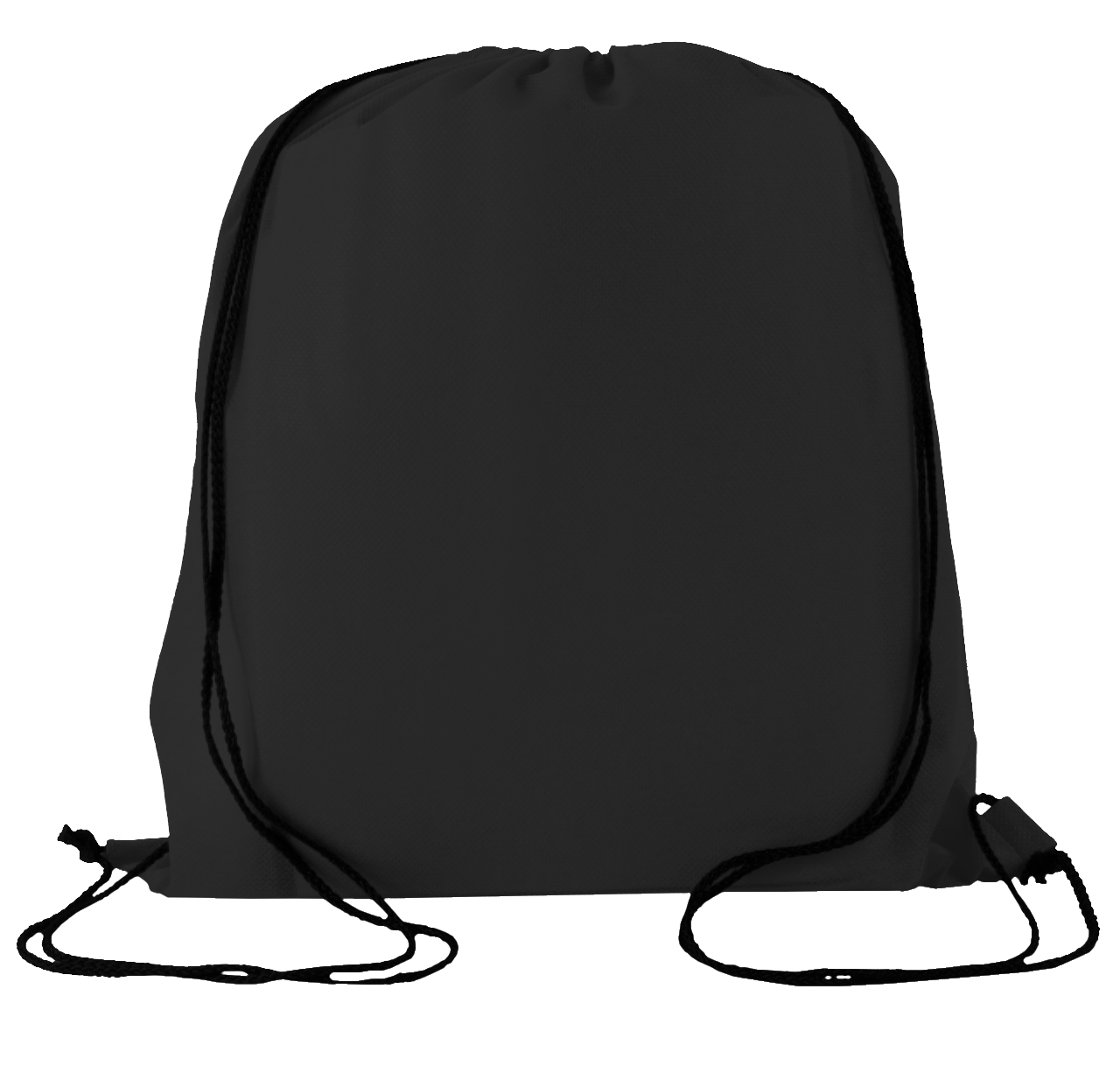 Black color option for Non Woven Drawstring Backpack