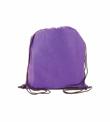 Purple color option for Non Woven Drawstring Backpack