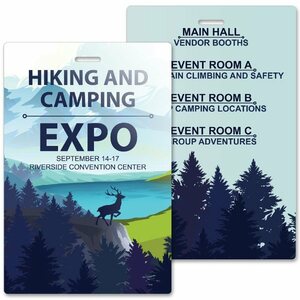 Photo of Full Color Id Badge   4" X 6"