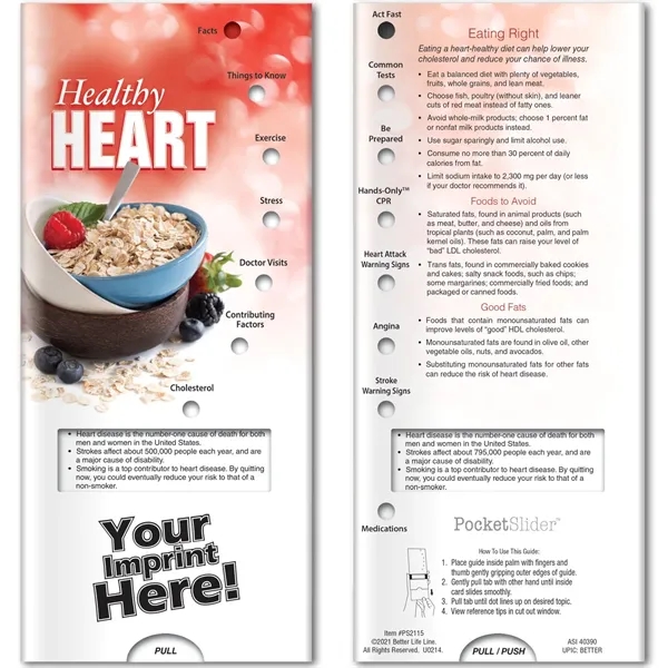 Multi Color color option for Pocket Slider   Healthy Heart